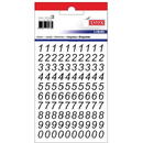 Accesorii birotica Etichete cu cifre, 0-9, 8 x 11 mm, 200buc/set, TANEX