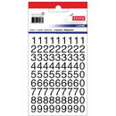 Accesorii birotica Etichete cu cifre, 0-9, 10 x 10 mm, 162buc/set, TANEX