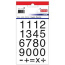 Accesorii birotica Etichete cu cifre + semne matematice, 20 x 20 mm, 40buc/set, TANEX