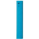 Accesorii birotica Rigla flexibila din plastic, 30cm, ALCO - albastru transparent