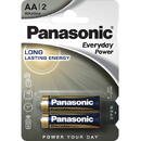 Locale Baterii alkaline R6, AA, 1.5V, 2 buc/blister - Panasonic EverydayPower