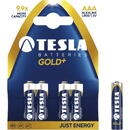 Locale Baterii super alkaline LR03, AAA, 4 buc/set, Tesla Gold - A1099137001