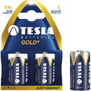 Locale Baterii super alkaline R14, 2 buc/set, Tesla Gold - A1099137021