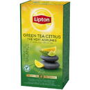Locale Ceai Lipton Verde cu aroma de citrice, 25 plicuri x 1.3g