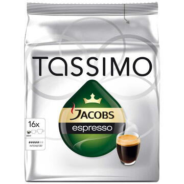 Capsule cafea Tassimo Jacobs Espresso, 118 gr.