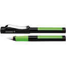 Stilou SCHNEIDER Base Neon (tip L - stangaci) - corp negru/verde neon