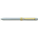 Pix multifunctional de lux, doua culori+creion mecanic 0.5mm, PENAC Slim - corp argintiu - accesorii