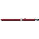 Pix multifunctional de lux, doua culori+creion mecanic 0.5mm, PENAC Slim - corp bordeaux - accesorii