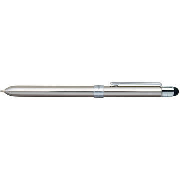 Pix multifunctional de lux PENAC Slim, 2 culori + creion mecanic 0.5mm, corp argintiu - accesorii AG