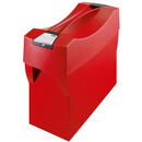 Accesorii birotica Suport plastic pentru 20 dosare suspendabile, cu capac, HAN Swing Plus - rosu