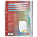 Accesorii birotica Folie protectie "L" pentru documente A4, 45 microni, 100/set, KANGARO - transparenta