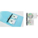 Accesorii birotica Pukka Pad Folie protectie A4, pentru 2 CD/DVD, cu etichete pentru index, 5 buc/set, PUKKA