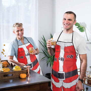 Family Pound Şorţ de bucătărie model Crăciun - bărbaţi