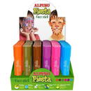 Articole pentru scoala Display creioane pentru machiaj, 6 x 6culori/display, ALPINO Fiesta - Fantasy colours