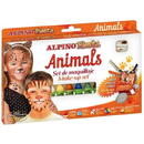Articole pentru scoala Set machiaj ALPINO Animals - 6 culori x 5 gr + accesorii