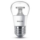 Locale Bec LED tip lustra 5.5W echivalent 40W, transparent, E27, alb cald - Philips