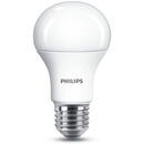 Locale Bec LED classic A 7,5W echivalent 60W, mat, E27, alb neutru, 2 buc/set - Philips