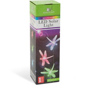 GLOBIZ Lampa solară RGB LED - model libelulă