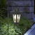 Garden of Eden - Candelabru solar LED suspendabil, negru, alb cald - material plastic