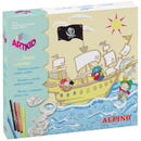 Articole pentru scoala Cutie cu articole creative pentru copii, ALPINO ArtKid Piratas al abordaje