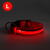 Diverse petshop Yummie Zgardă LED cu baterie - marime L - roșie