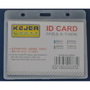 Accesorii birotica Suport PP water proof, pentru carduri, 105 x 74mm, orizontal, 5 buc/set, KEJEA - transparent
