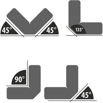 Accesoriu sudura HANDY - Magnet de fixare pentru sudură - 45° - 90° - 135° - 9 kgf