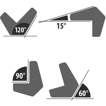 Accesoriu sudura HANDY - Magnet de fixare pentru sudură - 15° - 60° - 90° - 120°- 9 kgf