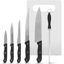 Diverse articole pentru bucatarie Family Set cuțite de bucătărie - cu pilă pentru ascuțit și tocător