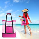 Articole plaja Geantă roz de plajă - cu compartiment termic - Family Pound