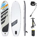 Set placa paddle Board Bestway Hydro-Force, SUP Board (white/grey, 305cm x 84cm x 12cm)