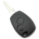 Carguard Dacia / Renault - Carcasa cheie cu 2 butoane și suport inox pentru baterie