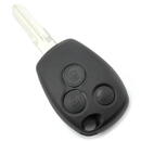 Carguard Dacia / Renault - Carcasa cheie cu 3 butoane si suport baterie din inox