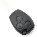 Carguard Dacia / Renault - Carcasa cheie cu 3 butoane si suport baterie din inox