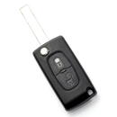 Carguard Citroen / Peugeot 307 - Carcasa tip cheie briceag cu 2 butoane, lama VA2-SH2 fara suport baterie
