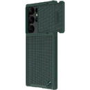 Husa Nillkin Textured S Case for Samsung Galaxy S22 Ultra armored cover with camera cover green