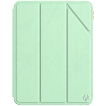 Husa Nillkin Bevel Leather Case for iPad 10.9&#39;&#39; 2022 (10 gen.) smart cover cover with flip stand green