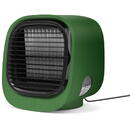 Ventilator Bewello BW2009GR Conectare USB, Iluminare LED Multicolora, Racire si Umidificare Aer, Verde