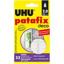 UHU Patafix homedeco - lipici din plastic alb - 32 buc / pachet