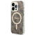 Husa Set Guess GUBPP14XH4EACSW Case+ Charger iPhone 14 Pro Max 6.7" brown/brown hard case 4G Print MagSafe