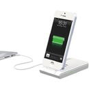 Accesorii birotica Incarcator LEITZ Complete, 3 în 1 cu conector Lightning pentru iPhone 5/5S/5C/6/6 Plus - alb