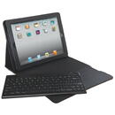 Accesorii birotica Carcasa LEITZ Complete Tech Grip, cu capac si tastatura pentru iPad Gen 3/4 /iPad 2, QWERTY - negru
