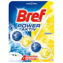 BREF Power Aktiv Lemon, odorizant solid pentru toaleta, bilute - 50 grame