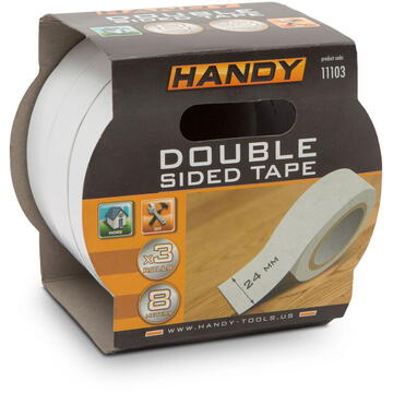 Handy Set bandă dublu-adezivă 24 mm/8m
