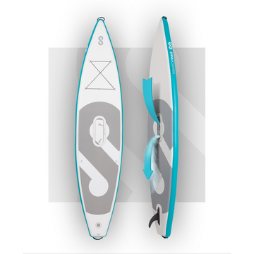 SIPABOARDS SUP Electric paddle board Sipa Tourer, 3.65 m, Alb/Albastru