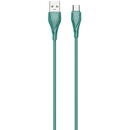 USB to USB-C cable LDNIO LS612, 25W, 2m (green)