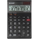 Calculator de birou Sharp calculators Calculator de birou, 12 digits, 176 x 112 x 13 mm, dual power, SHARP EL-125TWH - negru/alb