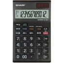 Calculator de birou Sharp calculators Calculator de birou, 12 digits, 155 x 97 x 12 mm, dual power, SHARP EL-128CWH - negru/alb