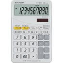 Calculator de birou Sharp calculators Calculator de birou, 10 digits, 149 x 100 x 27 mm, dual power, SHARP EL-M332BBL - gri/alb