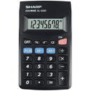 Calculator de birou Sharp calculators Calculator de buzunar, 8 digits, 103 x 60 x 8 mm, SHARP EL-233SBBK - negru